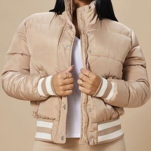 New/ Unworn Tan Puffer Jacket